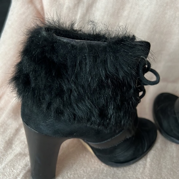 Ron white fur booties - Picture 5 of 5